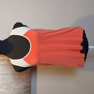 Zara block color racerback top